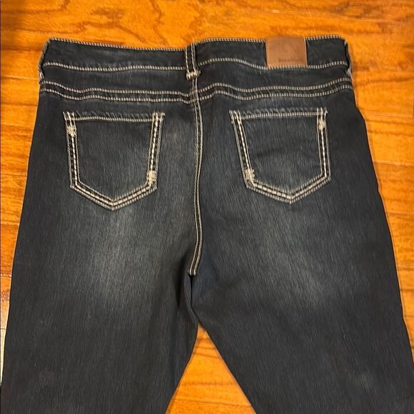 Maurices Blue Straight Leg Denim Jeans Timeless Style - Picture 2 of 7